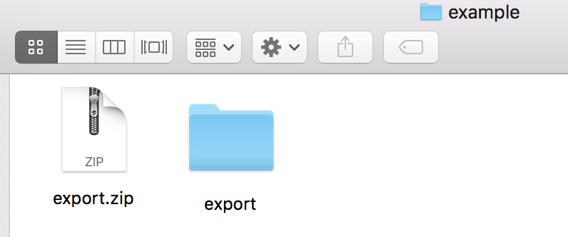 eMoods extracted export file